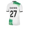 Camiseta de fútbol Liverpool Darwin 27 Segunda Equipación 23-24 - Hombre